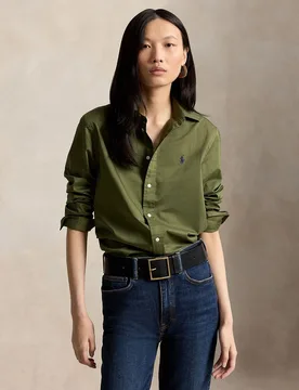 Camisa de mujer oxford de algodón Classic Fit - Polo Ralph Lauren - FashionsVida