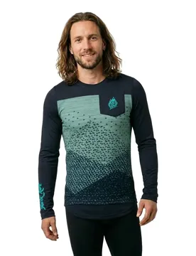 Maglia Da Enduro A Maniche Lunghe Wd2036 Ella Navy / Green