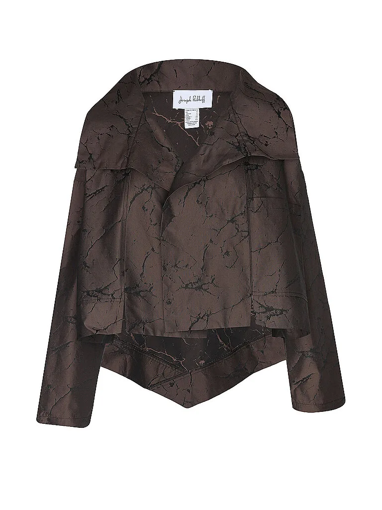 Chaqueta corta marrón 48 - Joseph Ribkoff - FashionsVida
