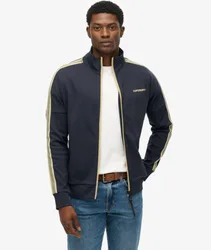 Superdry Herren Locker Geschnittenes Tech Cult Trainingstop Navy - Größe: S