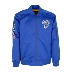 Giubbotto Bomber Uomo Nfl Lightweight Satin Bomber Losram Original Team Colors