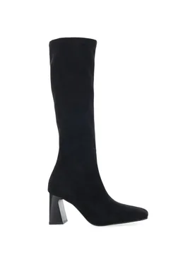 Stivali scamosciati NERO 39 - MISS ELASTIC - FashionsVida