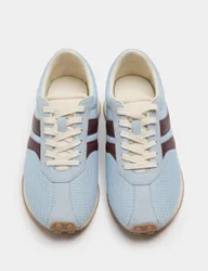 Side Stripe Retro Trainers Blue Mix female