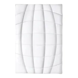 Duo-Light-Steppbett "Allergo" weiss