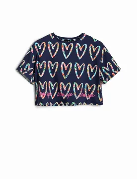 Desigual T-shirt BLUE 7/8 female - Desigual - FashionsVida