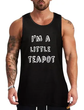 I'm a Little Teapot Tank Top Plain Basic Tank Top Cotton Soft Sleeveless Tee - Aliexpress - FashionsVida