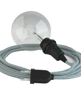 Cables Lampe Suspendue Pour Abat-jour Rt14 3d 5 M Stracciatella / Black One Size - Creative - FashionsVida