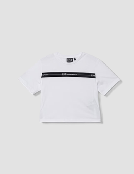 EA7 t-shirt bambina bianco