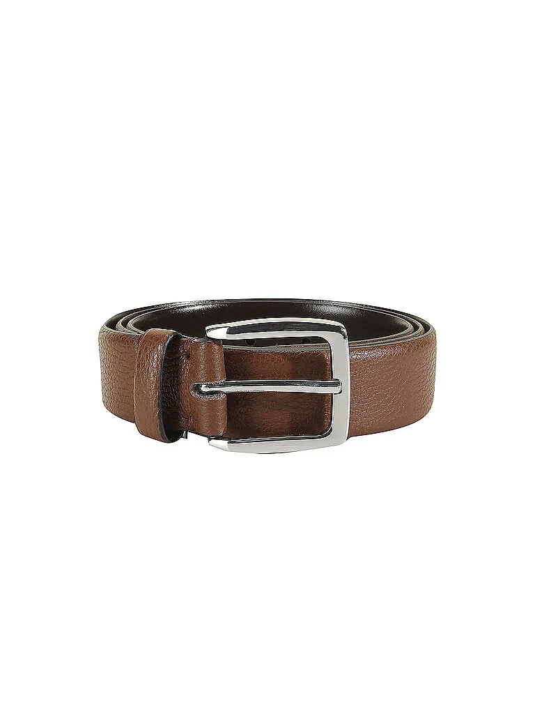 Cinturón de cuero marrón 90 - Windsor - FashionsVida