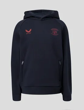 Preston North End Junior 26/27 Travel Adapt Fleece Hoodie JM Unisex - Castore - FashionsVida