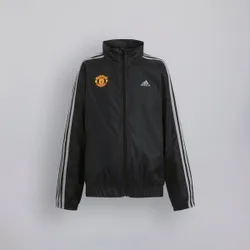 Manchester United x Kids Essentials 3-Stripes Woven Tracksuit Black 7-8Y