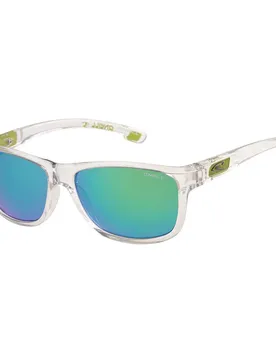 Lunettes De Soleil Polarisées 9057-2.0-113p Gloss Clear Crystal Polarized Green Mirror/CAT3 unisex