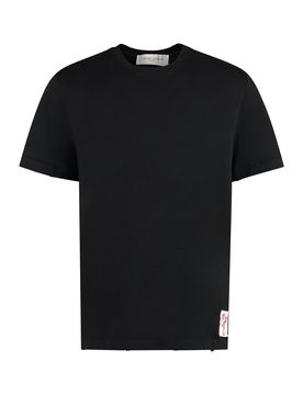 Men's Deluxe Cotton T-Shirt with Ribbed Crew Neck