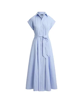 Ralph Lauren Robe midi bleu 38 - Ralph Lauren - FashionsVida
