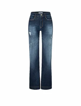 Jeans de pierna ancha azul 42/L30 - Mac - FashionsVida