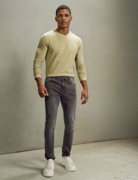 Sinsay - Jeans skinny - grigio