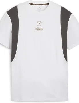 Puma KING Herren T-Shirt, weiß S