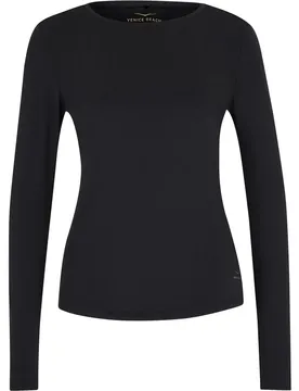 Miley Damen Longsleeve, schwarz L