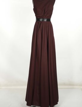 Cotton Twill Midi Dress