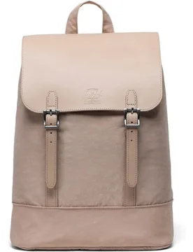 Mochila mujer 15 l en tejido ecológico combinado con piel vegana - Herschel - FashionsVida