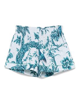 Shorts di cotone stampati