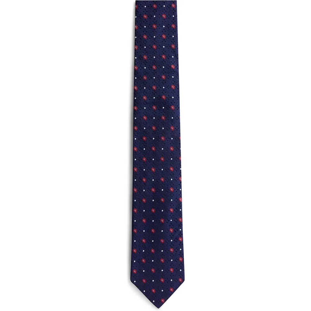 Corbata en color con microestampado de hombre - Tommy Hilfiger - FashionsVida
