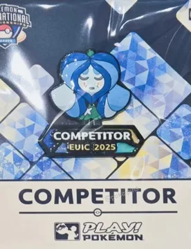 Pokemon EUIC Competitor 2025 Ogerpon Pin Badge - Pokémon - FashionsVida