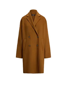 Cappotto di lana DAWLEY cammello 38 - Ralph Lauren - FashionsVida