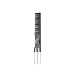 Professional Teasing Comb Handle With 5 Prongs 19cm - One Size