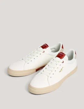 Zapatillas de hombre clásicas de vestir con detalles en ante - Pepe Jeans - FashionsVida