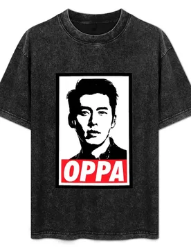 Oppa Hyun Bin T-Shirt Fashion Pattern Printed Tee Shirt - Aliexpress - FashionsVida