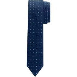 Corbata de hombre con seda y estampado de lunares