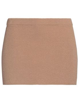 Minifalda Mujer Camel L,M Mujer