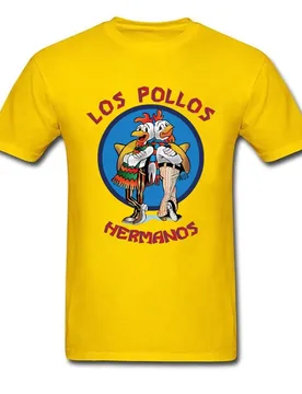 Funny LOS POLLOS HERMANOS Men T-Shirts Breaking Bad 3D Printed Streetwear Men Women Oversized Polyester Tees Tops Men Clothing - Aliexpress - FashionsVida