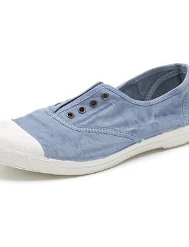 Organic Cotton Canvas Sneakers - Celeste Enz - Natural World - FashionsVida