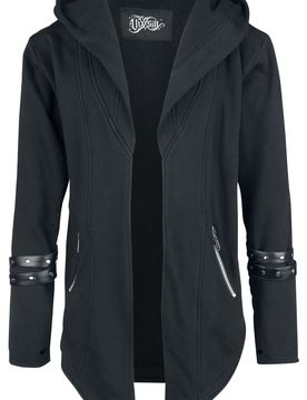 Gothic Cardigan - Archer Hood - S bis 4XL - für Männer - Größe 4XL - schwarz - Männer - male