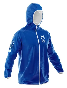Jacket Electric Blue / White M Men,Women - OTSO - FashionsVida
