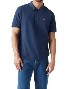 Housemark polo manga corta hombre Marino (XS) - Levis - FashionsVida