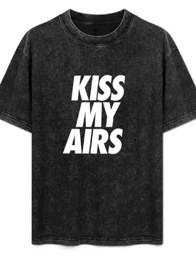 Kiss My Airs BRED T-Shirt Basic Solid Color Short Sleeve Cotton Top - Aliexpress - FashionsVida