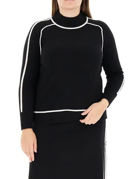 Maglione in lana NERO M - ELENA MIRO' - FashionsVida