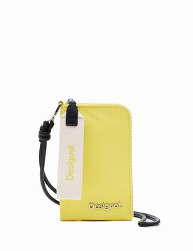 Étui de téléphone portable L nylon, Polyamide, Jaune, U