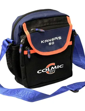 Kansas 50 Crossbody Black / Blue / Green 24 x 9 x 22 cm unisex - Colmic - FashionsVida