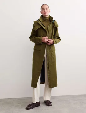 JAEGER Waterproof Rain Jacket Khaki - Jaeger - FashionsVida