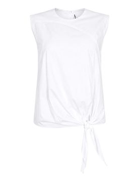 Top Gwen In Popeline Stretch Di Cotone