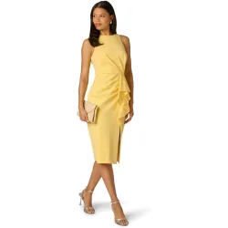 Vestido sin mangas midi de mujer