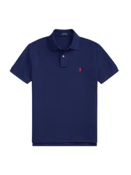 Polo uomo - sskccmslm1 short sleeve knit - blu