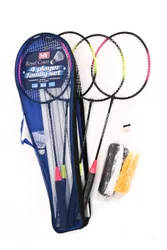 Player Badminton Set with Net - - Size: ONESIZE