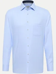 Eterna Modern-Fit Hemd Blau 44