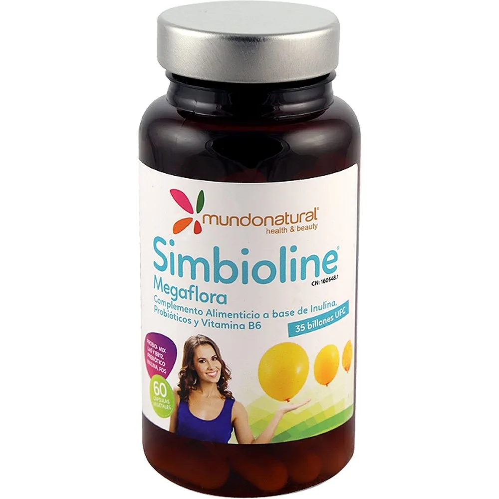 Cápsulas Simbioline megaflora - Mundo Natural - FashionsVida
