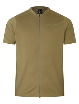 Maglia Da Enduro A Maniche Corte Loop Zipped Tweed Green - Endura - FashionsVida